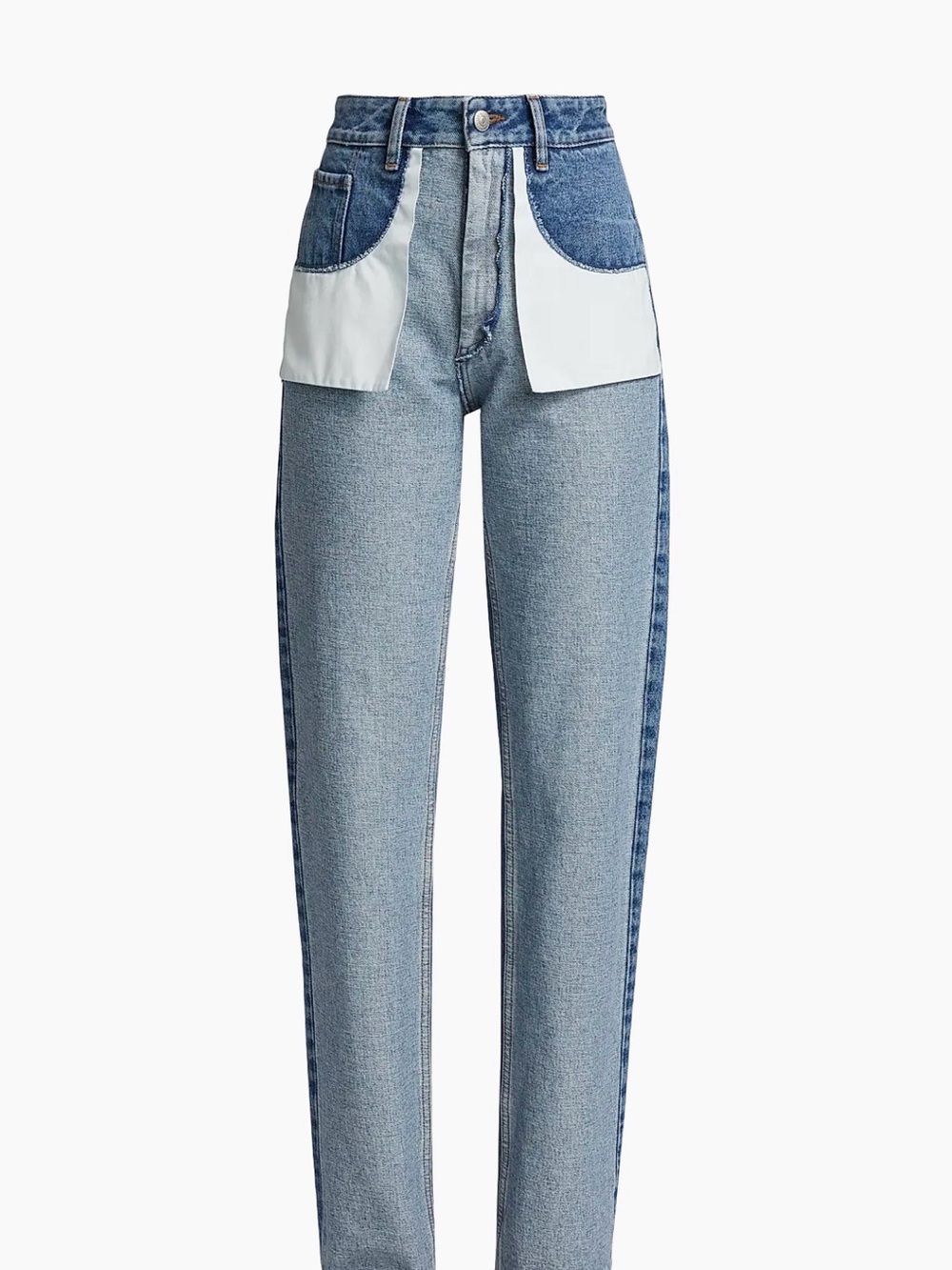 NEW! MM6 Maison Martin Margiela Reversed Five-Pocket Straight-Leg Jeans